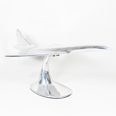 Lot 468 - A large model of Concorde, 61cm long, on a stand