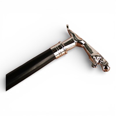 Lot 290 - A Jaguar walking stick, 93cm