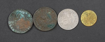 Lot 140 - A collection of antique coins, to include an...