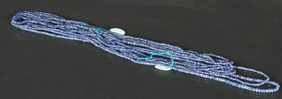 Lot 48 - A collection of sapphire single strand rough...