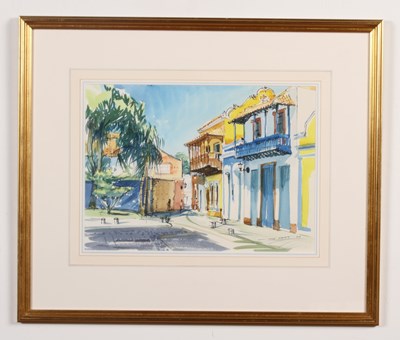 Lot 359 - Tony Matts, three landscapes, ink and...