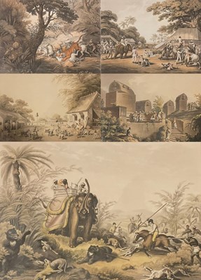 Lot 22A - Five source prints for the Spode Indian...