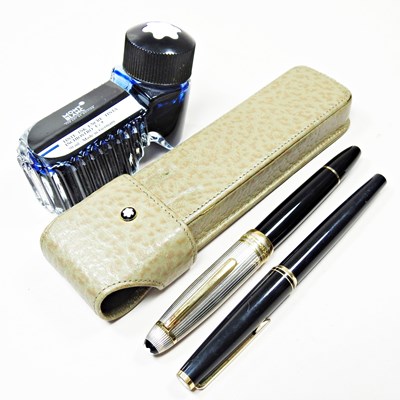 Lot 37 - A Montblanc Meisterstuck Solitaire Doue...