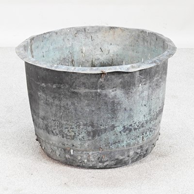 Lot 61 - A 19th century riveted copper copper, of...