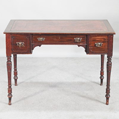 Lot 345 - An early 20th century writing desk, by Maple &...