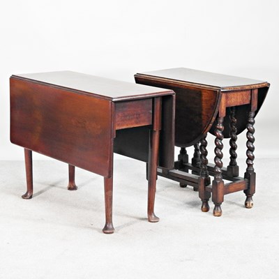 Lot 530 - A George III pembroke table, 98cm wide,...