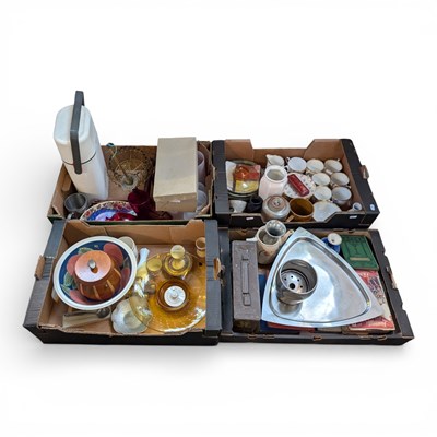Lot 503 - Four boxes of miscellaneous items, to include...