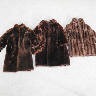 Lot 173 - A beaver lamb fur coat, by Pannofix, Hungary,...
