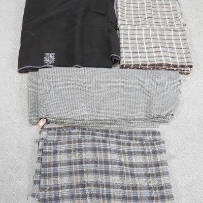 Lot 471 - A collection of Harris tweed fabric, together...