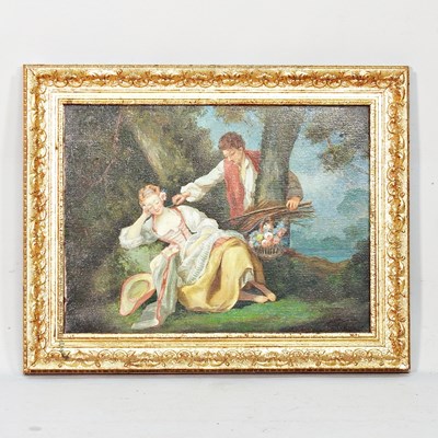 Lot 467 - After Boucher, 20th century, The Interrupted...