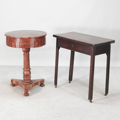 Lot 322 - A Regency hardwood surprise drinks cabinet, on...