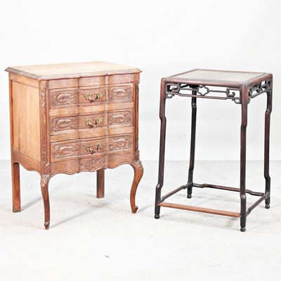 Lot 224 - An early 20th century French chest, together...