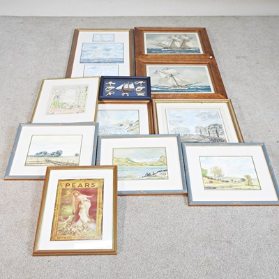 Lot 436 - Neil Gardner, 20th century, landscape, signed...