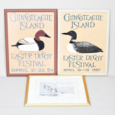 Lot 513 - A poster for Easter Decoy Festival, 1987, 60 x...