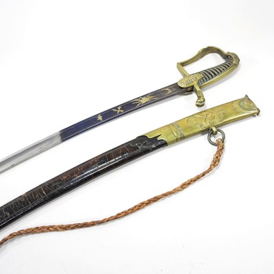 Lot 25 - A 19th century German officer's sword or sabre,...