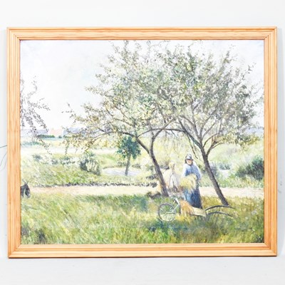 Lot 537 - Continental School, 20th century, Orchard with...