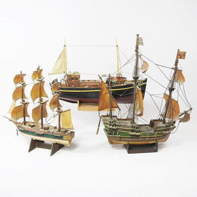 Lot 245 - A mid 20th century scratch built model fishing...