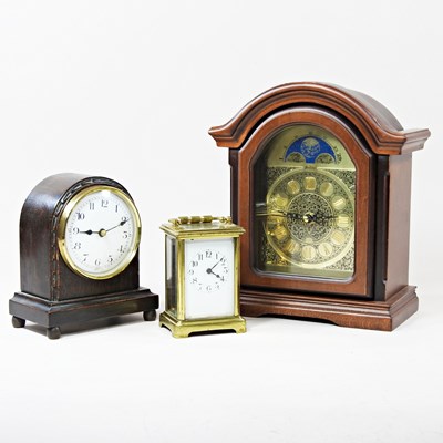 Lot 206 - An early 20th century French brass cased...