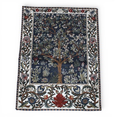 Lot 397 - A William Morris Tree of Life style woven...