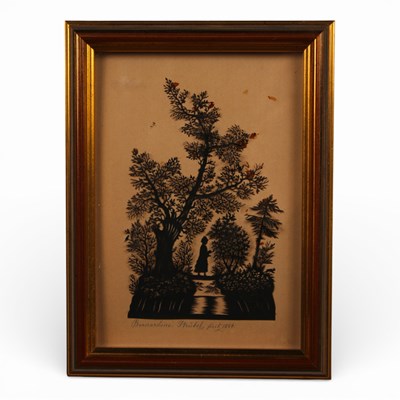 Lot 607 - Bernadine Strubel (20th Century), silhouette,...