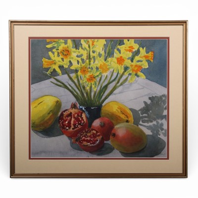 Lot 463 - R.S. (20th century), still life, watercolour,...