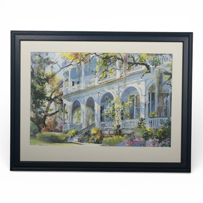 Lot 394 - Contemporary, Louisiana sunshine, print, 32cm...