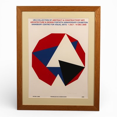 Lot 295 - Peter Lowe (b.1938), Triangles in Dodecagon,...
