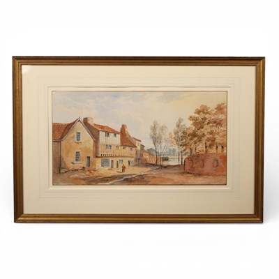Lot 328 - Obadiah Short (Norwich, 1803-1886), a street...