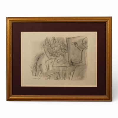 Lot 113 - Henri Matisse (French, 1869-1954), Girl and...