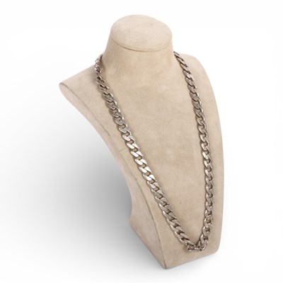 Lot 37 - A silver necklace chain, 68g