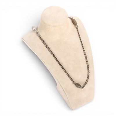 Lot 68 - An Indian silver necklace, 35.7g