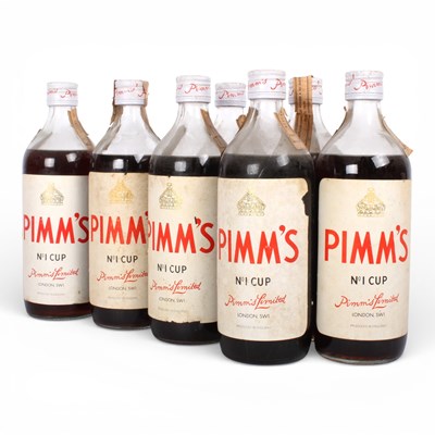 Lot 118 - Seven vintage bottles of Pimms