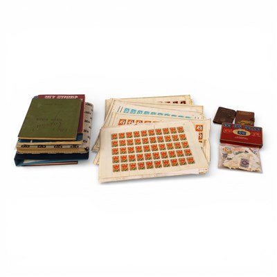 Lot 490 - A collection of world stamps, mainly housed in...