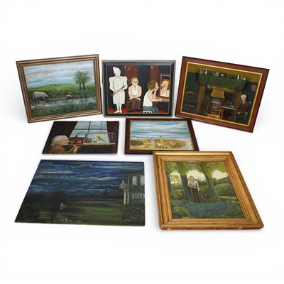 Lot 428 - W A Goulding, a collection of paintings,...