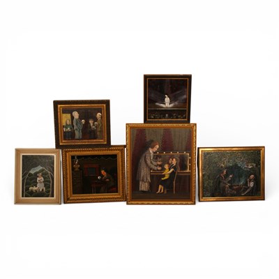 Lot 452 - W A Goulding, a collection of paintings,...
