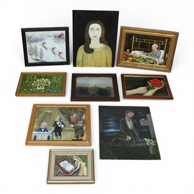 Lot 485 - W A Goulding, a collection of paintings,...