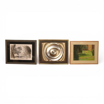 Lot 573 - Jill Jackson (Norwich, contemporary), garden...