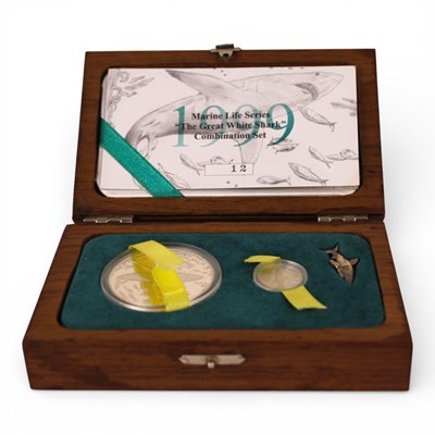 Lot 36 - A 1999 South African silver Marine Life: The...