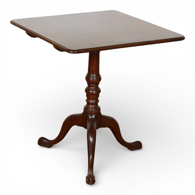 Lot 121 - A 19th century mahogany tripod occasional...