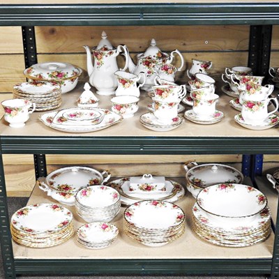 Lot 590 - An extensive Royal Albert Old Country Roses...