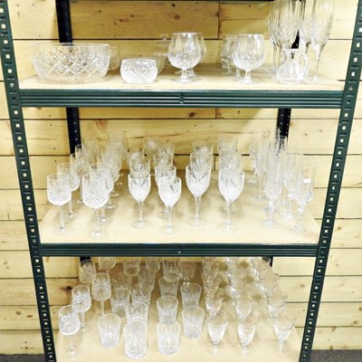 Lot 533 - A large collection of cut glass, to include...