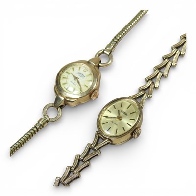 Lot 148 - A Roamer vintage 9 carat gold cased ladies...
