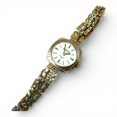 Lot 90 - A mid 20th century Roamer 9 carat gold cased...