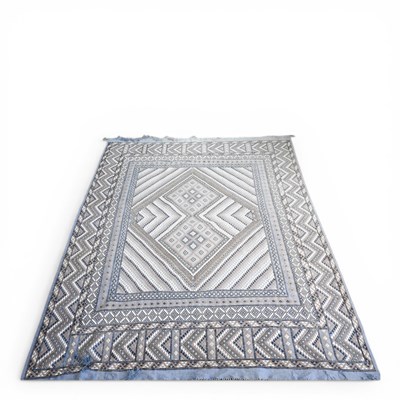 Lot 304 - A North African Mergoum woven carpet, 343 x 247cm