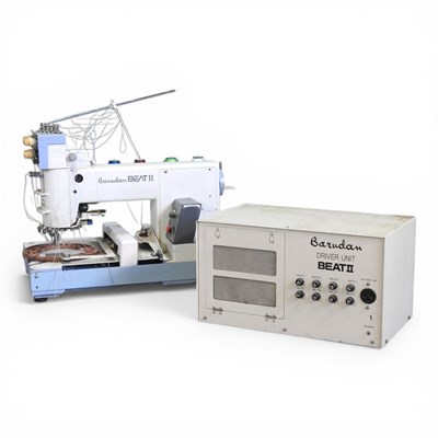 Lot 334 - A Barudan Beat II electric embroidery machine,...