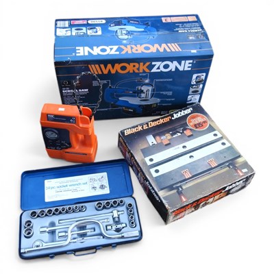 Lot 217 - A Workzone electric scroll saw, boxed,...