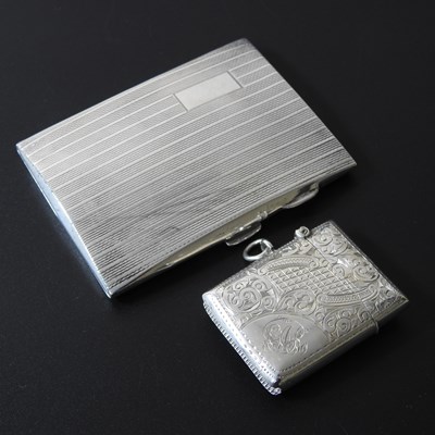 Lot 58 - An Edwardian silver pocket cigarette case,...