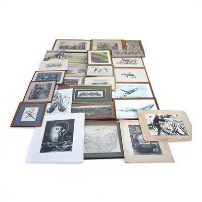 Lot 266 - A collection of pictures and prints, some...