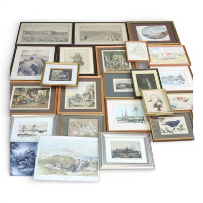 Lot 408 - A collection of pictures and prints