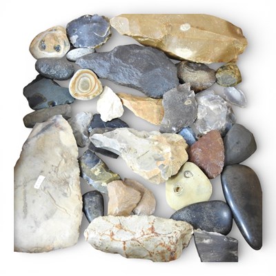 Lot 84 - A collection of rock specimens, to include...